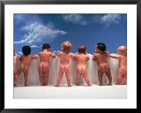 41u4D5Z73OL. SL160  Seven Little Kids Photography Framed Art Poster Print, 39x31