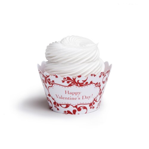 Dress My Cupcake Happy Valentine's Day Cupcake Wrappers, Set of 12
