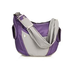 Go GaGa Slide Tote Made From Recycled Material - Eggplant