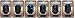  : Star Trek Enterprise "Away Team" 7 inch (6) Action Figure Set
