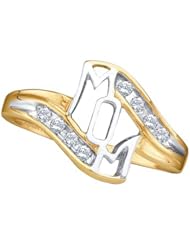 0.10CTW DIAMOND MOM RING