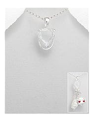 CZ Pendant Necklace In Sterling Silver