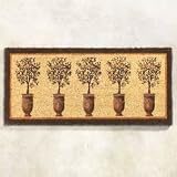 Long Topiaries Coir Doormat (18 x 40)