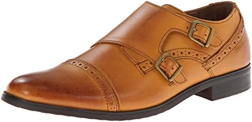 Original Penguin Men's Monk 2X Oxford,English Tan,8.5 M US
