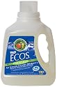 Earth Friendly Products Ecos Liquid Laundry, Lemongrass, 100-Ounce Bottle (Pack of 4)