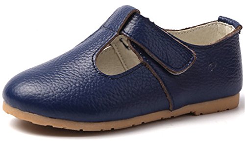 PPXID Girl's Sweet Soft Leather Oxford Shoes