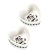 Portmeirion Botanic Garden Pansy Set of 2 Heart-Shaped Ramekins