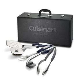 Click here to buy Cuisinart 5-Piece Champion Grill Set by Cuisinart Grilling Tools.