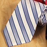 Satin Framed Herringbone Stripe Tie