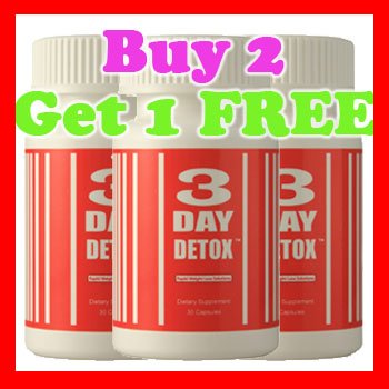 3 DAY DETOX -BUY 2 + GET 1 FREE! FAST NATURAL DIET PILL