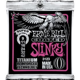 Ernie Ball 3123 Coated Electric Super Slinky Guitar Strings