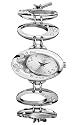 Marc Ecko E10007L1 Ladies Stone Set Polished Silver Bracelet Watch