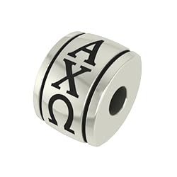 Alpha Chi Omega Barrel Sorority Bead Charm Fits Most Pandora Style Bracelets Including Pandora Chamilia Biagi Zable Troll and More. Licensed High Quality Bead in Stock for Fast Shipping