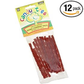 Candy Tree Gluten Free Strawberry Twists, 2.4-Ounce Packages (Pack of 12)