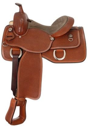 Silver Royal Alexander Basketweave Trail Saddle