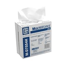 TaskBrand AP-D4802 White Heavy Duty DRC Wiper in Interfold Dispenser Box 100-Box (9 Boxes per Case)