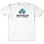 Office Space - Initech Corporate Logo Adult T-shirt in White, Size: Large