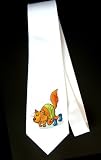 Party Decoration Necktie with running, sport, race, cat, starting, fox