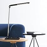 Aukey LED デスクライト 電気スタンド 卓上スタンド テーブルランプ 8W 【380ルーメン 五段階調光 三色調整】 ブラック LT-T9