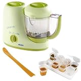 Beaba B2066KITAP1 BabyCook 4 in 1 Feed Prep blender with Baby Cubes