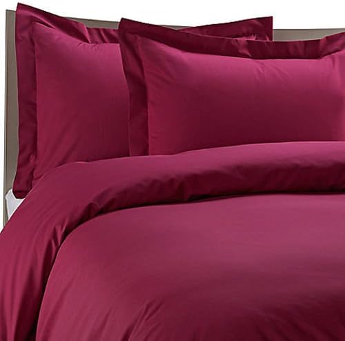 Deluxe and Super Soft Brushed Microfiber Attached Waterbed Sheet Set with Pole Attachment, 4 Piece Queen Size, Burgundy