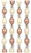 Brown and Pearl 9' Garland