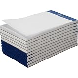 Royce Leather Replacement Pack of 10 Plain Pads for Royce Leather Note Jotters