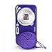 GMYLE(R Purple TPU Protective Soft Case with Camera Lens Cover for Samsung Galaxy S4 Zoom SM-C1010, SM-C102