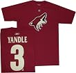 Phoenix Coyotes Keith Yandle Reebok Name and Number T Shirt