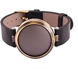 Eway New Sports Tracker Bracelet Strap Original Matched Leather Replacement Wrist Strap Watchbands for Misfit Shine Aerospace Materials Genuine Leather to Prevent the Loss of Smart Watch Watchbands ,Only Length 7.5inch