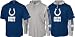 Indianapolis Colts -Blue/Grey- Hoodie Tee Combo