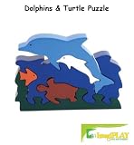 ImagiPLAY Colorific Earth Dolphins & Turtle Puzzle