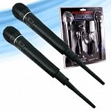 2 Wireless Microphones Mic Wii PS3 SingStar Rock Band