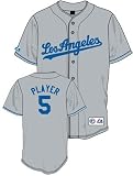 James Loney Jersey: Los Angeles Dodgers Adult AWAY Gray # 7
