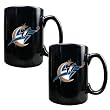 Washington Wizards NBA 2pc Black Ceramic Mug Set - Primary Logo by Great American Products