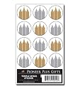 Pioneer Plus Stickers, Metallic Mini Temple Spires, Contempo Acid Free- 12 Stickers Per Page, 6 Pages, 72 Stickers in All- These Stickers Are Perfect to Use in Primary. Help the Children You Teach Be Reverent or to Learn the Articles of Faith, or Inspire Them to Be Future Missionaries- Perfect for Scrapbooking and Card Making- Great for Primary Children and LDS Families- Primary, Young Women, Young Men, Relief Society, Preisthood, Missionaries