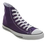Converse All Star Hi Top - 4 Uk - Purple - Fabric