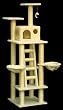 72" BUNGALOW - SHERPA Cat Condo tree Furniture Tower