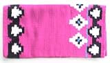 MAYATEX 36X34 Show Blanket FUSCHIA BLACK WHITE TURQ
