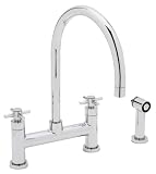 Blanco 157-134-CR Meridian Bridge Kitchen Faucet, Chrome