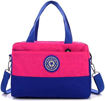 Ecokaki(TM) Lovely Leisure Wild Girl Canvas Adjustable Shoulder Bag Handbag, Pink