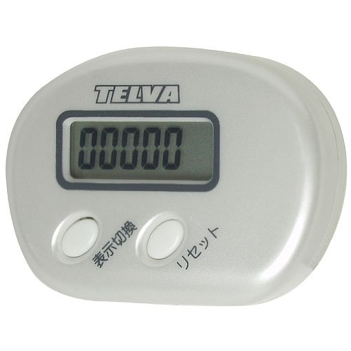 TELVA (テルバ) 歩数計 デジタル 消費カロリー表示機能 TD-05-WT ホワイト
