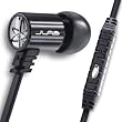 JBuds J4M Rugged Metal In-Ear Earbuds Style Headphones with Travel Case for iPod, iPhone, HTC and Blackberry (Obsidian Black)