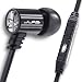 JBuds J4M Rugged Metal In-Ear Earbuds Style Headphones with Travel Case for iPod, iPhone, HTC and Blackberry (Obsidian Black)