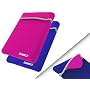 COOL BANANAS Neoprene Sleeve Zipit - Bag Pocket for Acer Aspire One A150X 8,9 in blue/pink