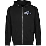 Nevada Wolf Pack Black Logo Applique Midweight Full Zip Hoody