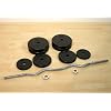 Curlset, Curlstange + Gewichte, Hantelset 35 Kg