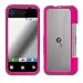 Hot Pink Rubber Feel Snap-On Cover Hard Case Cell Phone Protector for Motorola MB300/Backflip