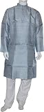 Men Clothing Casual Evening Dress Kurta in Silk Pajama Set India Fashion Size L (gkps016)