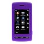 Dark Purple Durable Flexible Soft Silicone Skin Case for LG VU CU920 CU915 Cell Phone